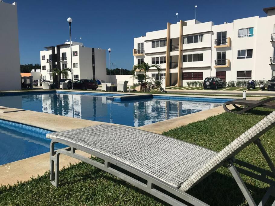 Depa De Playa C/Alberca Cerca De La 5A Avenida Apartman Playa del Carmen Kültér fotó